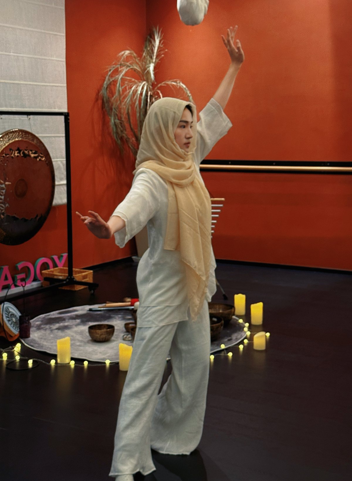 Candlelight embodied ceremony and movement healing